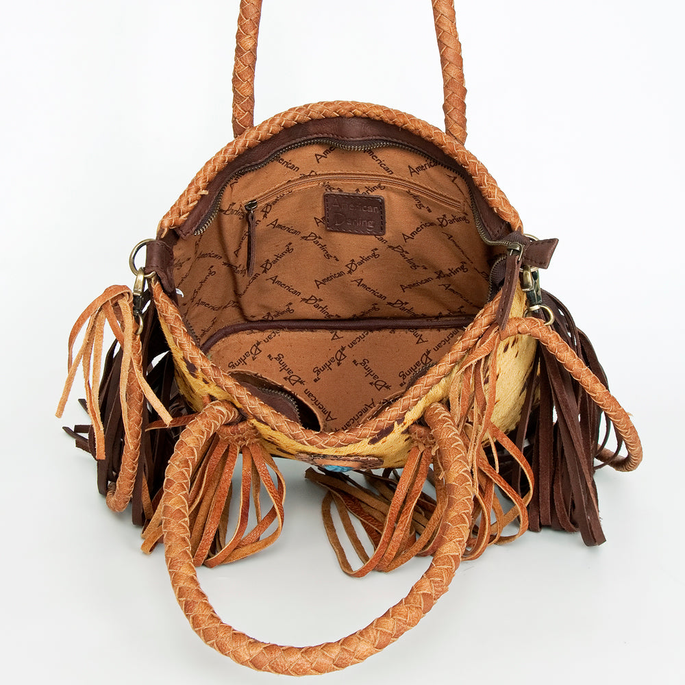 LC-ADBGD174 Tote Hair-On Genuine Western Leather Women Bag