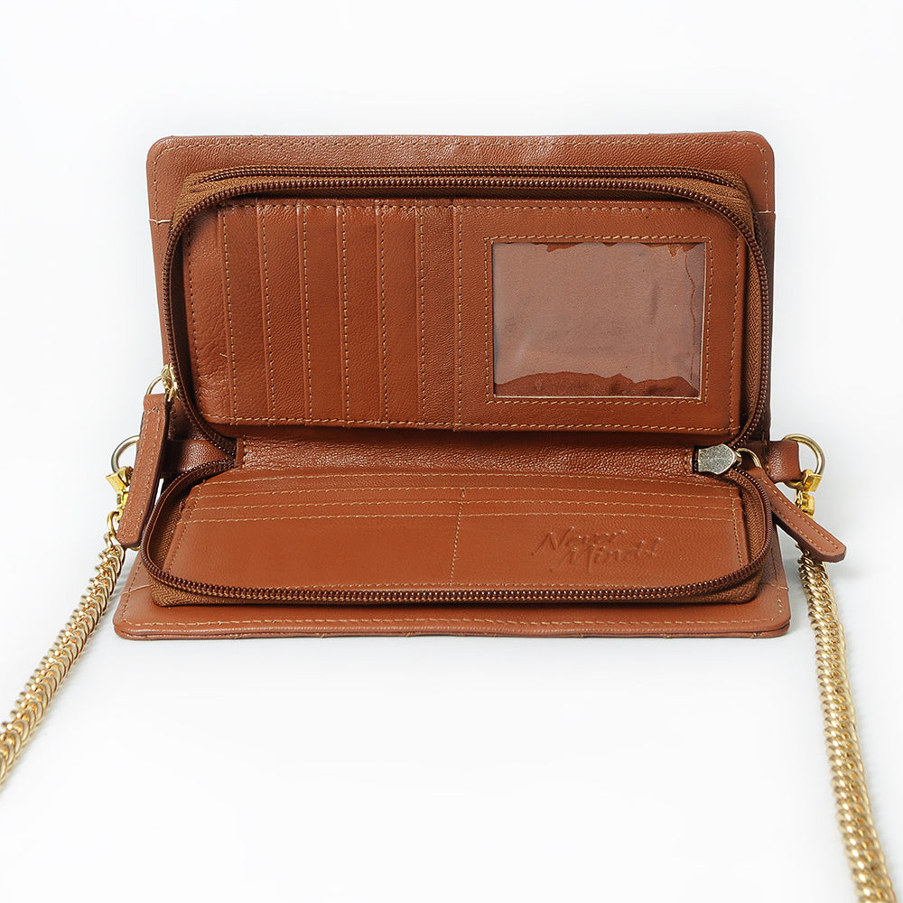 NMBGM220 Organiser Vintage Handmade Genuine Cowhide Leather Women Bag