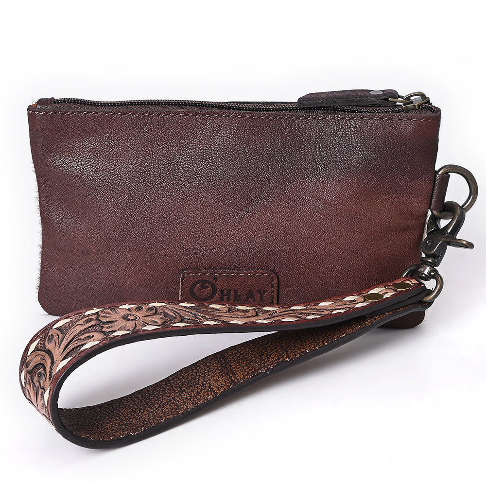 KBG275 Wristlet Genuine Leather women bag western Bag