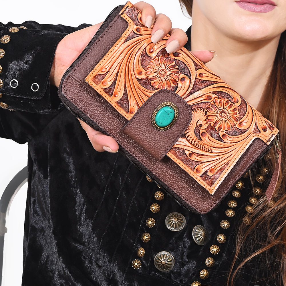 KBG104 Wallet Genuine Leather women bag western Bag