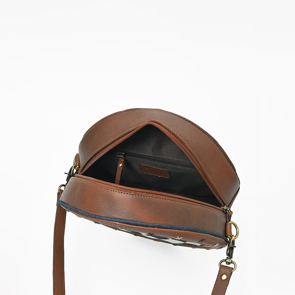 OHA153 Canteen Genuine Western Leather Women Bag