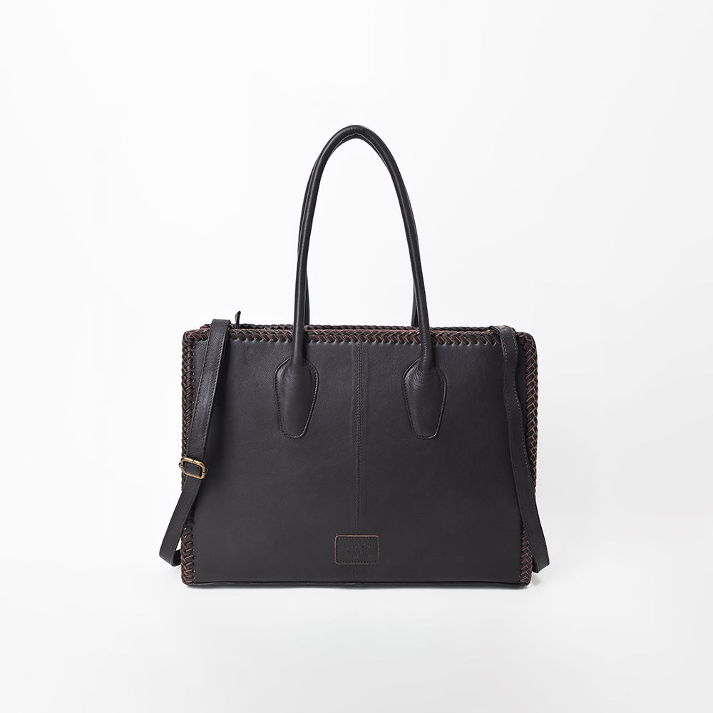 Sandy Rodeo Genuine Hair On Leather Tote Bag