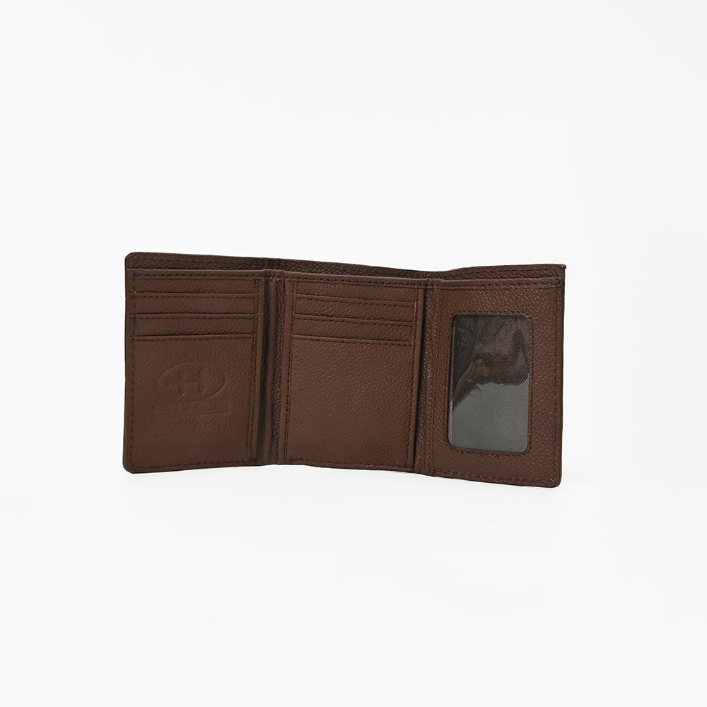 BEBGM167-Western Leather Trifold Wallet